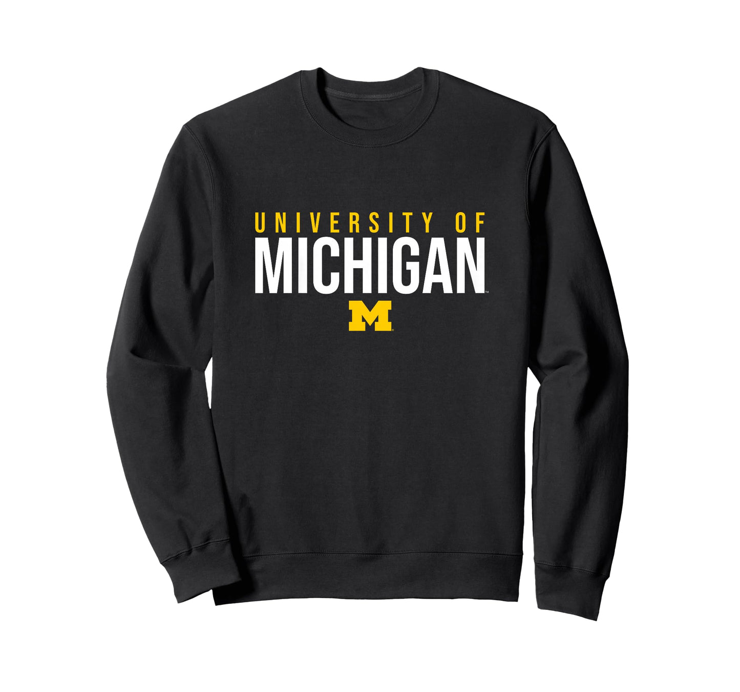 Kids University of Michigan Wolverines U of M Stacked T-Shirt