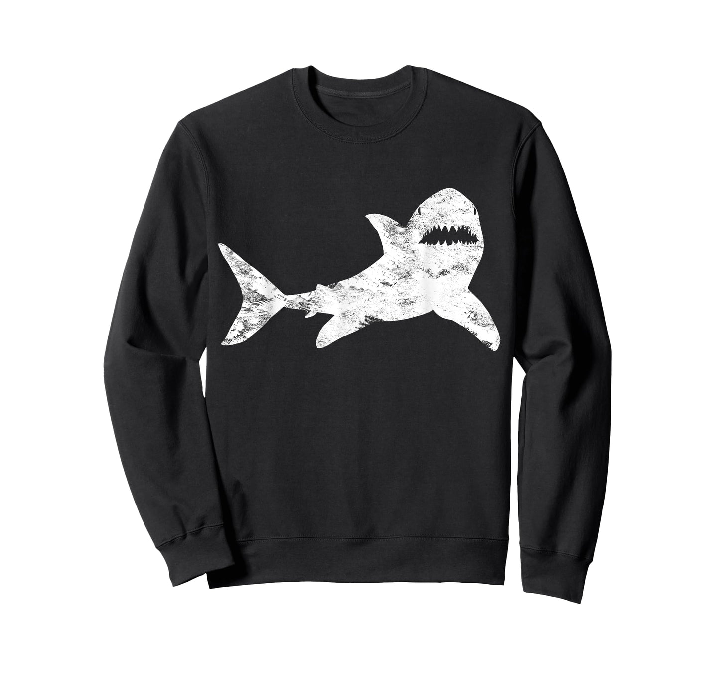 Shark Distressed Cool Vintage T-shirt Shark Bite Tee T-Shirt