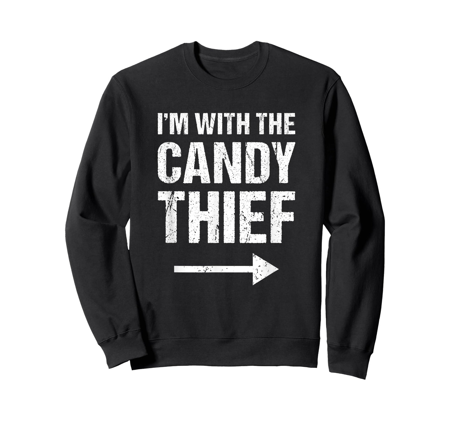 Halloween Couples Costume Shirt I'm With The Candy Thief