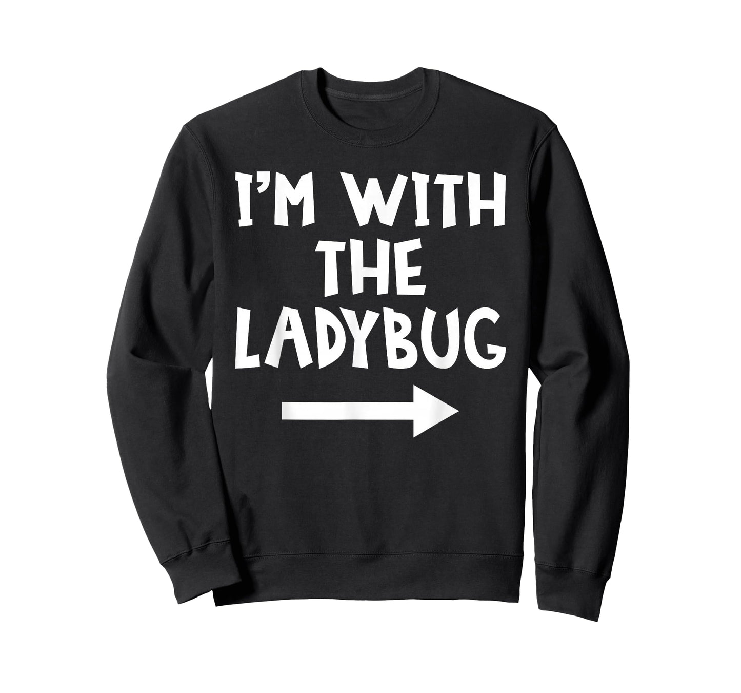 I'm With The Ladybug Funny Matching Couple Halloween Costume T-Shirt