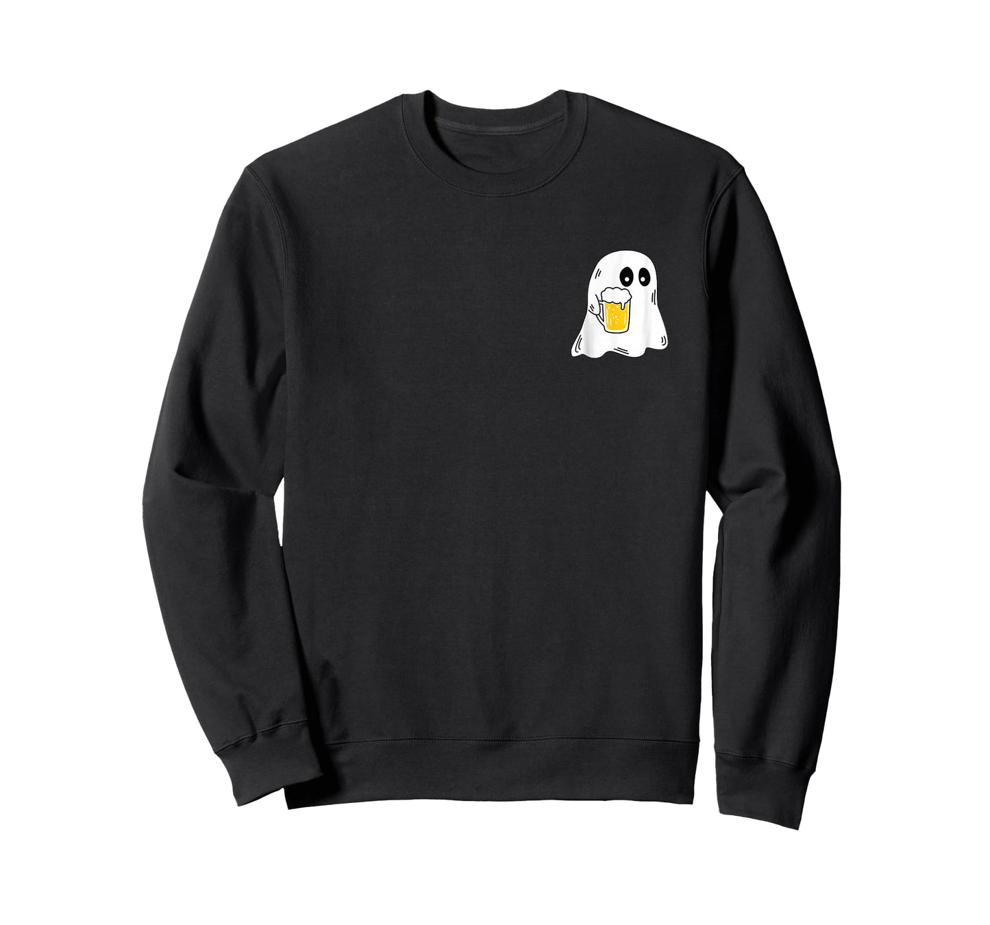 Ghost Drinking Beer Funny Halloween Costume Beer Lover T-Shirt