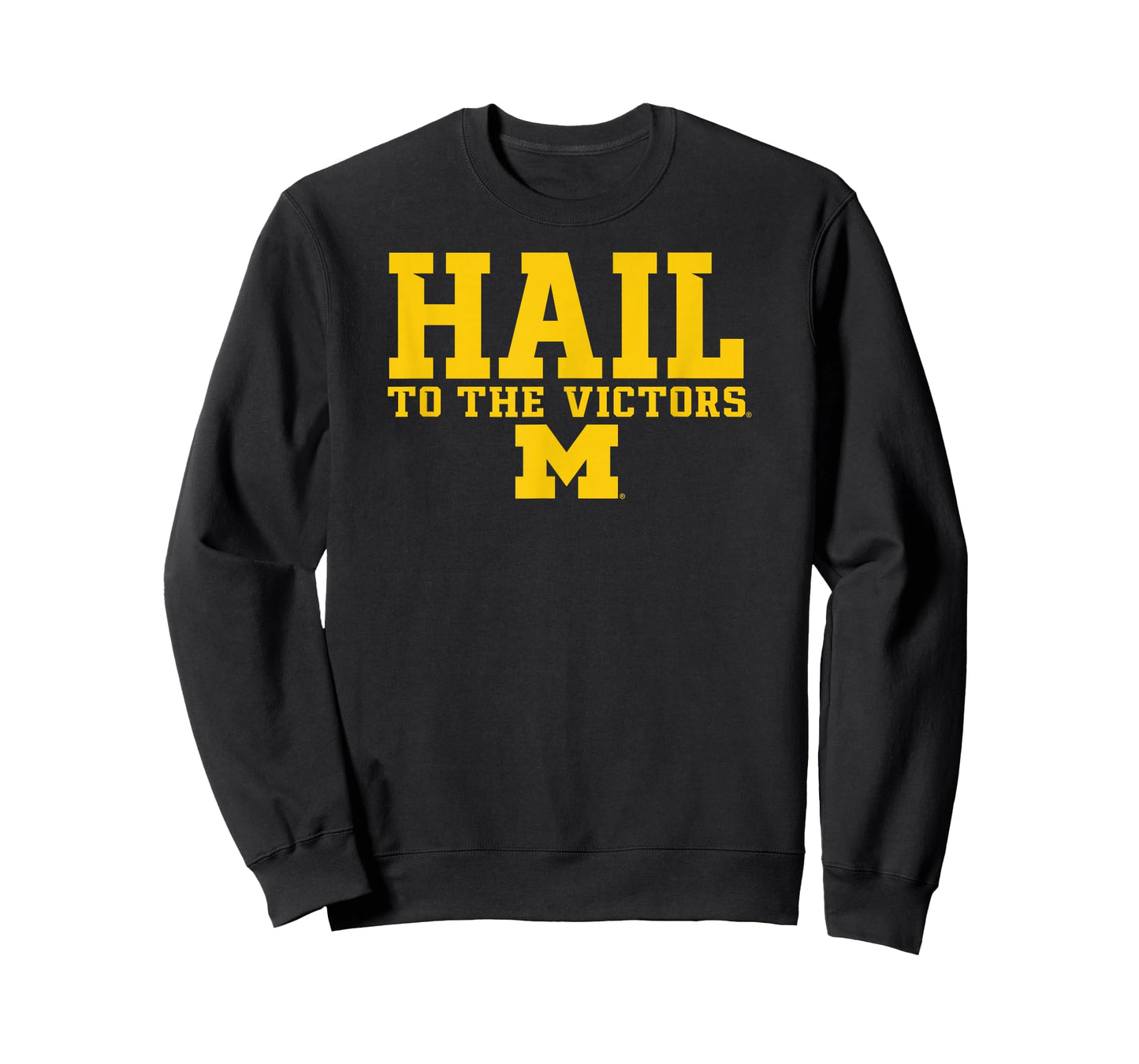 Michigan Wolverines Hail to The Victors Navy Blue T-Shirt