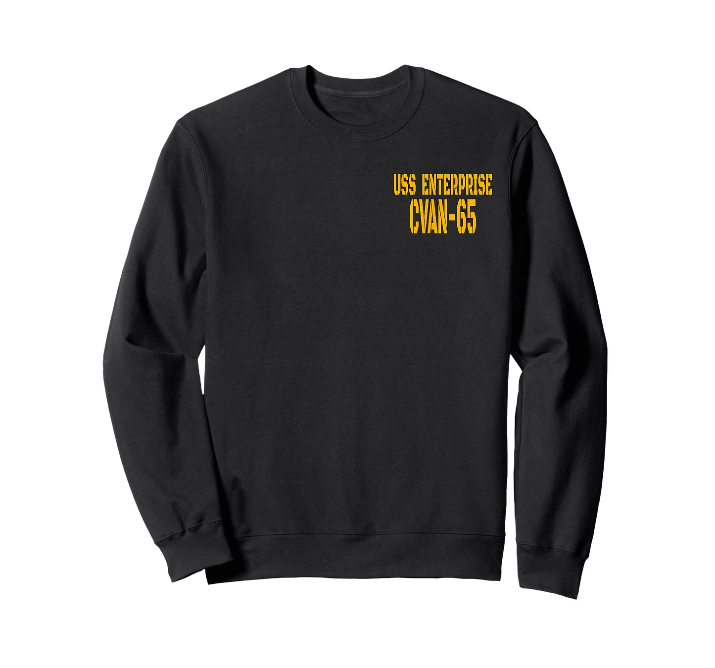 USS Enterprise CVAN-65 Aircraft Carrier Veterans Front&Back T-Shirt