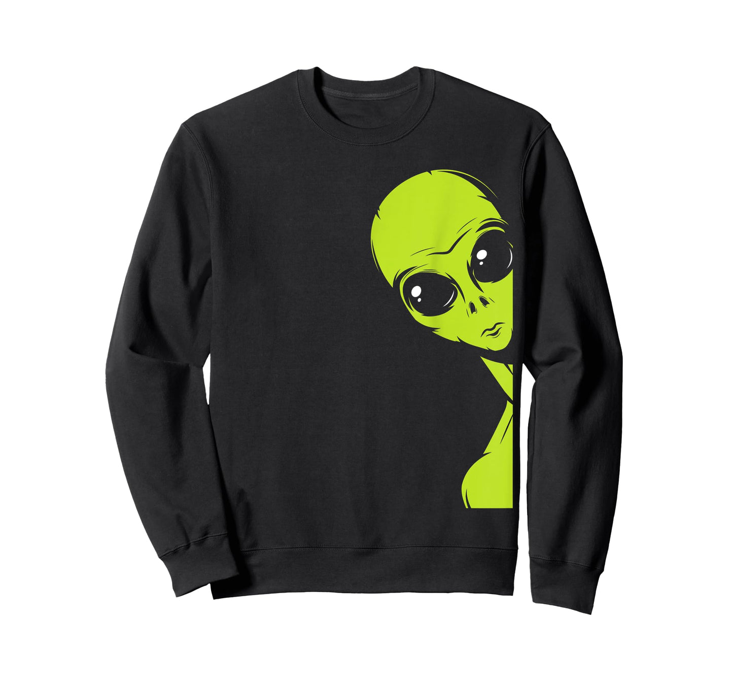 Funny Alien Peeking Alien Believer T-Shirt