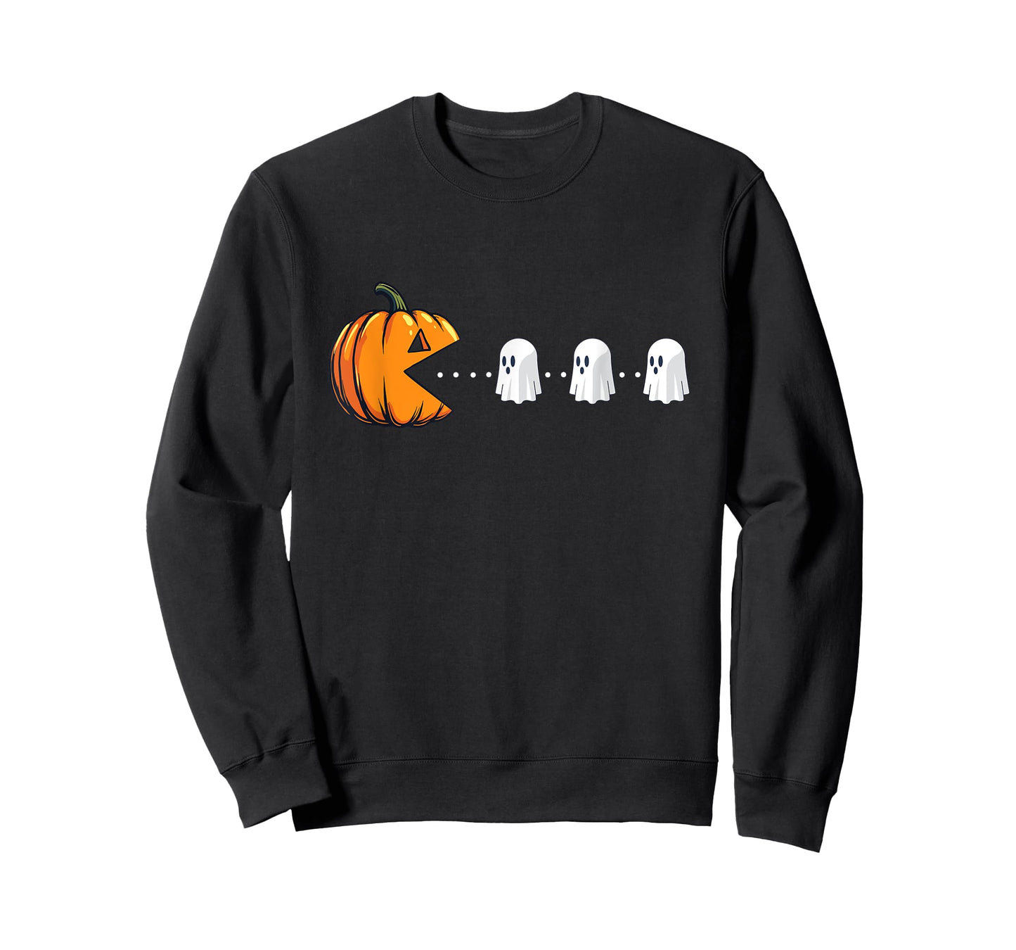Pumpkin Eating Ghosts - Spooky Witch Halloween Ghoul T-Shirt