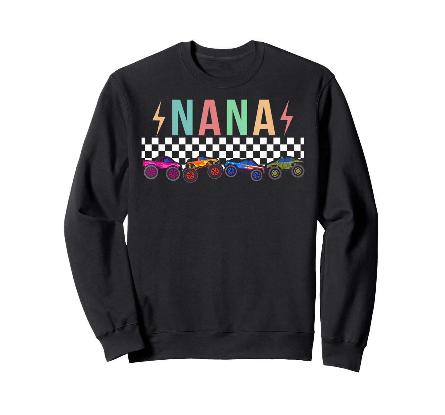 Nana Monster Truck Nana Grandma Proud Monster Truck Nana T-Shirt