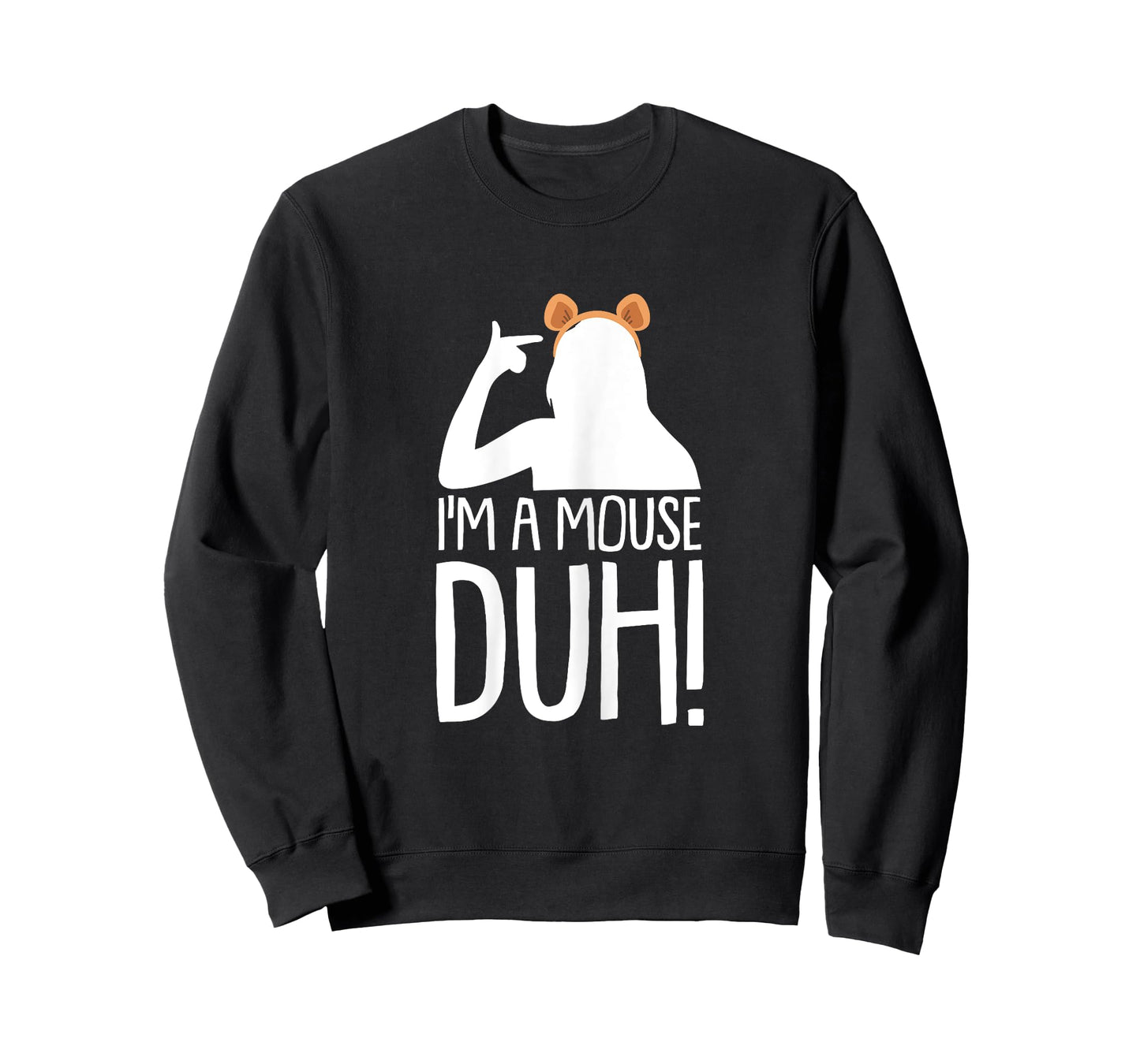Im A Mouse Duh Lazy DIY Halloween Costume Funny Sarcastic T-Shirt