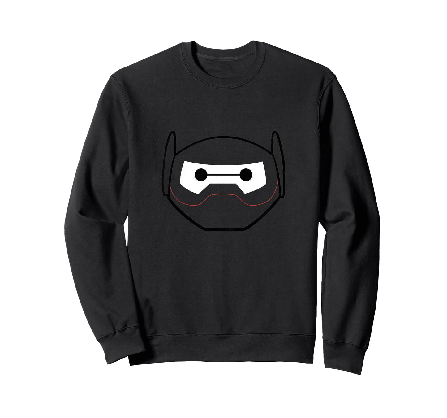Kids Disney Big Hero 6 Baymax Big Face Armor Helmet Logo Youth T-Shirt