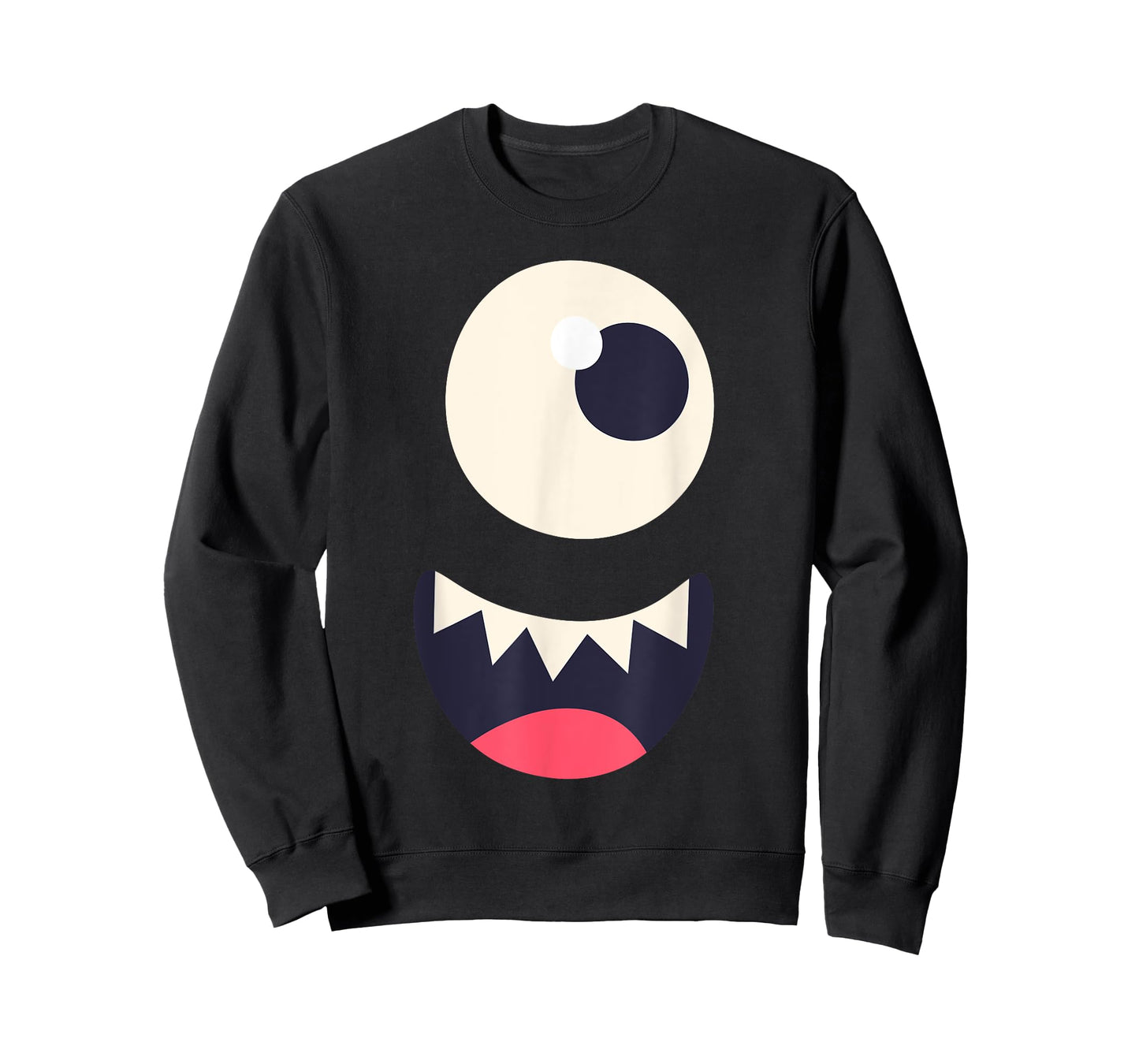 Easy Halloween Costume Cute Monster Face Graphic T T-Shirt