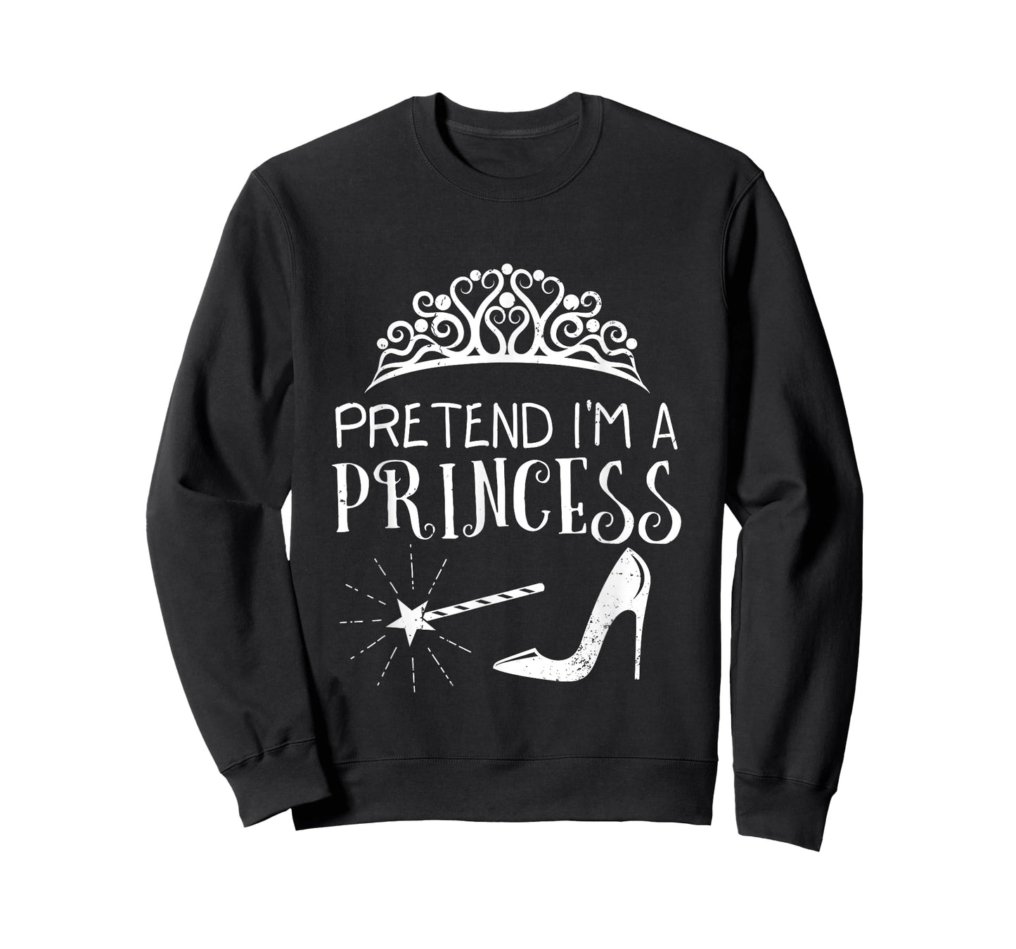 Fun Pretend I Am Princess Simple Magic Halloween Costume T-Shirt