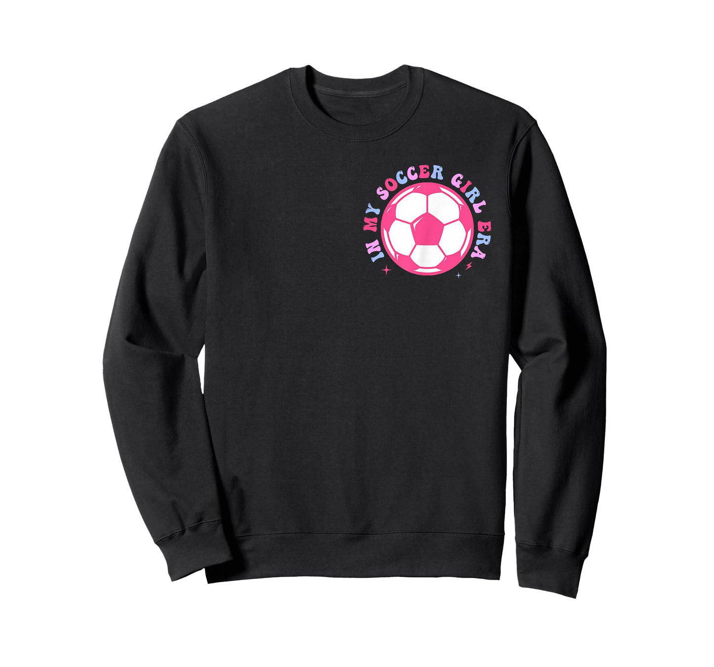 In My Soccer Girl Era Retro Groovy Soccer Girl 2 Sided T-Shirt