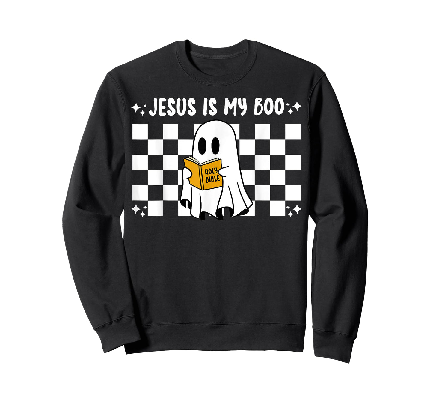 Retro Jesus Is My Boo Ghost Faith Christian Halloween T-Shirt