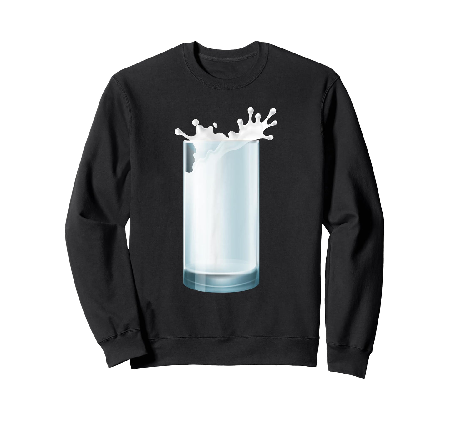 Glass of Milk Couple Matching Halloween Party DIY Costume T-Shirt