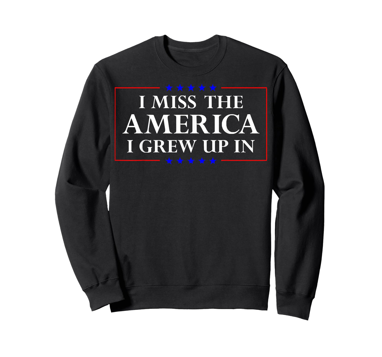 I Miss The America I Grew Up In American Flag T-Shirt