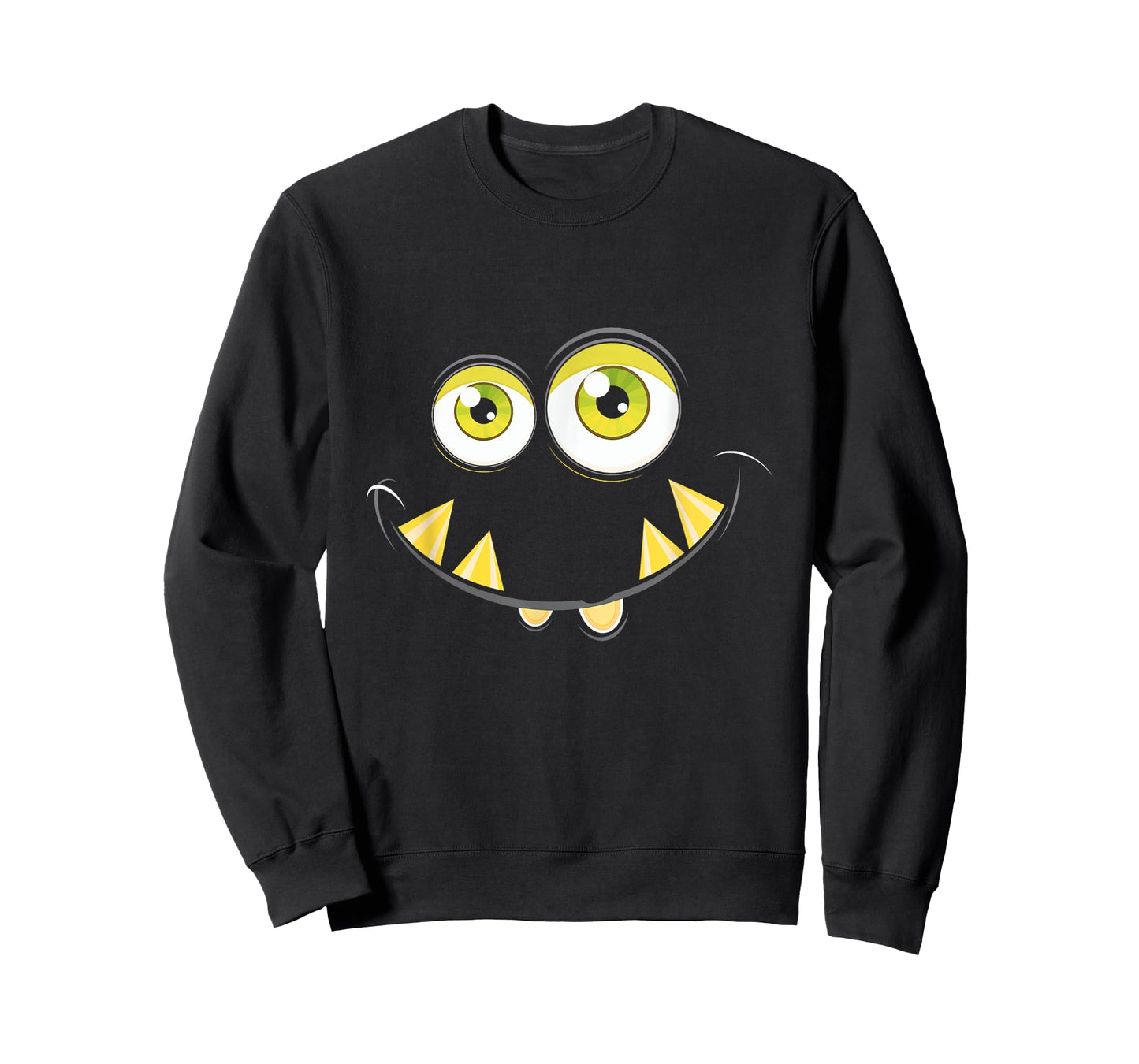Monster Face Cute Halloween Costume Idea Kids Fun T-Shirt