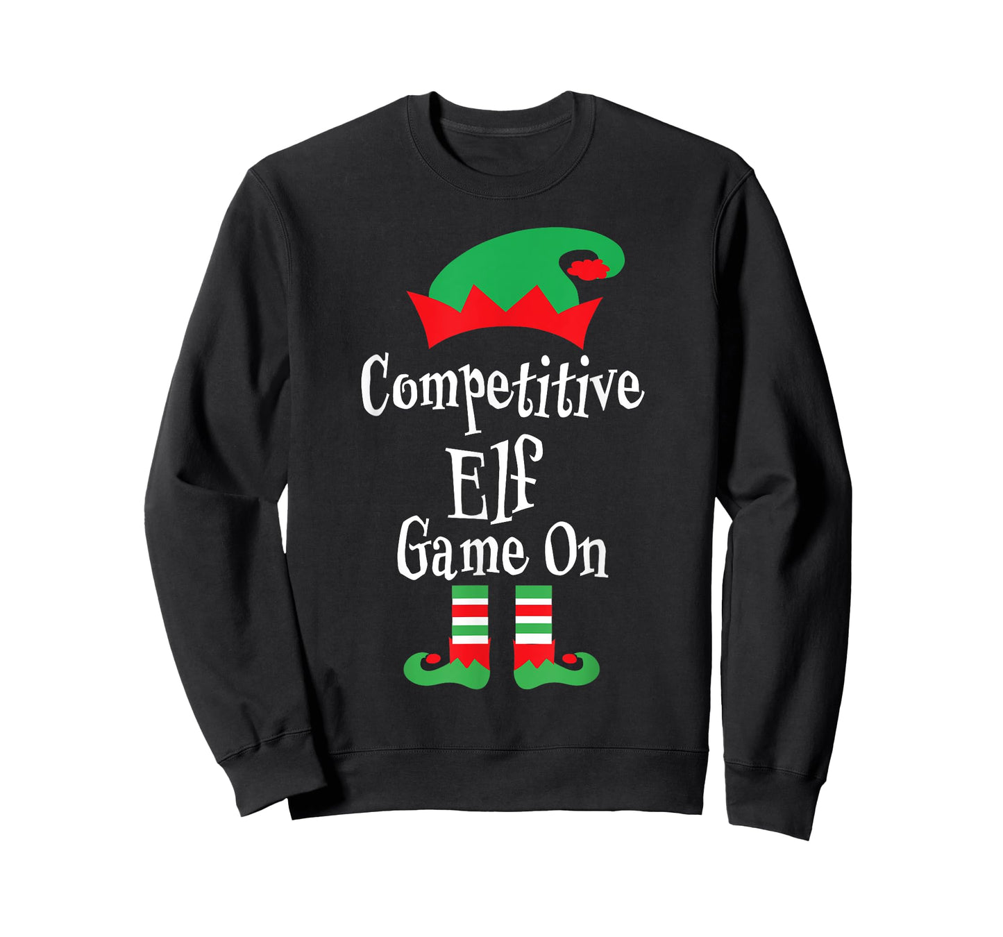 Fun Competitive Elf Game On Christmas Family Matching Group T-Shirt