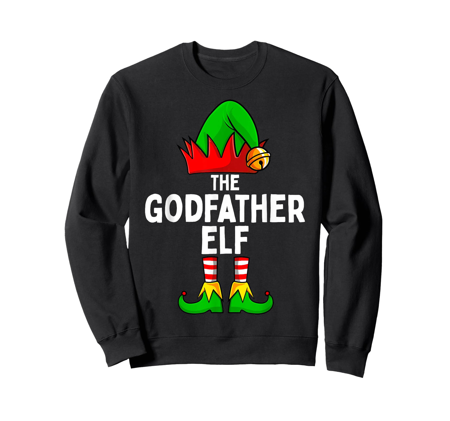 Godfather Elf Matching Family Christmas Men T-Shirt
