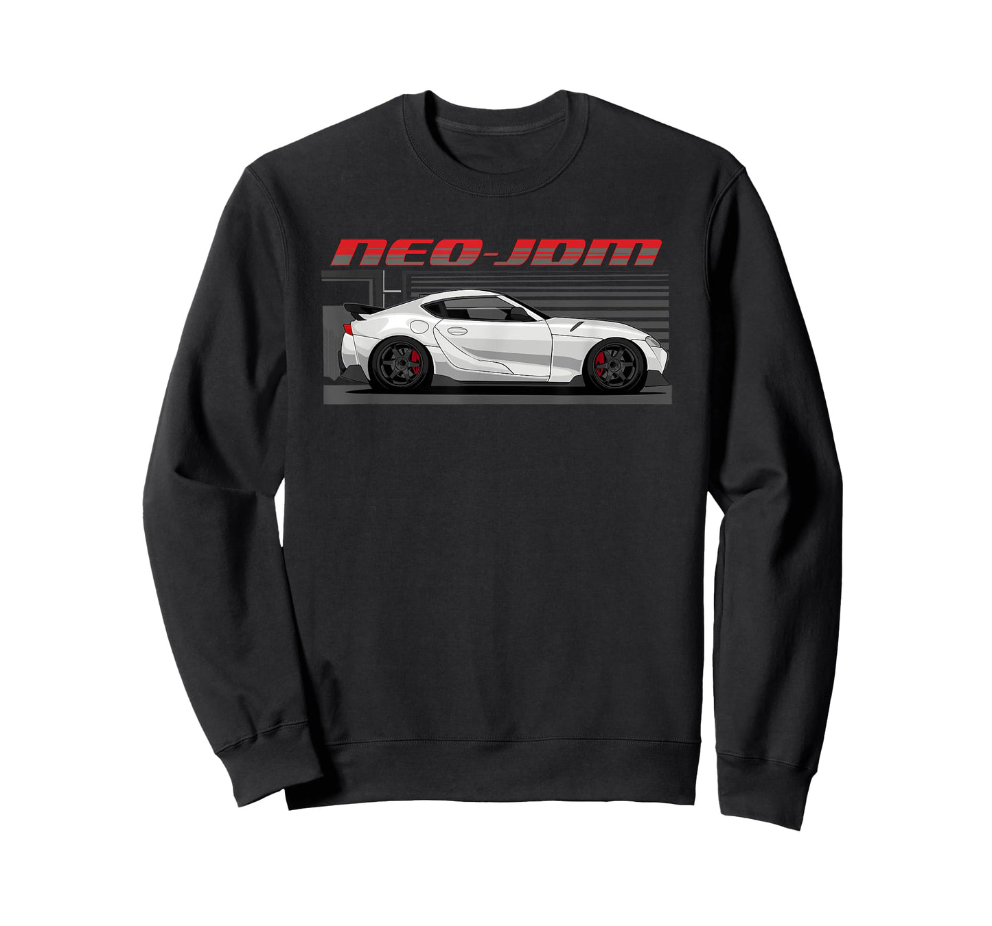 Neo-JDM White MK5 Car Graphic T-Shirt