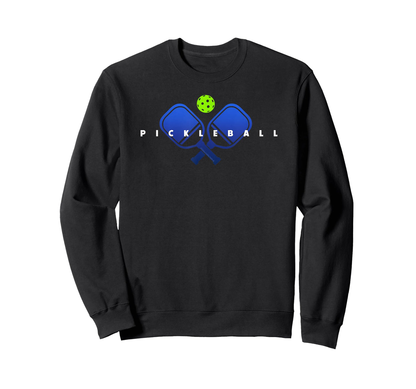 Cool Stylized Pickleball with Paddles and Ball Pickleball T-Shirt
