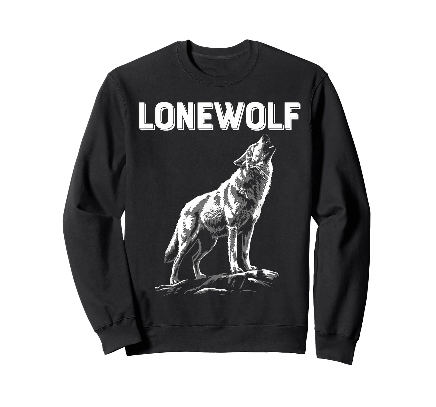 Alpha Lone Wolf Tee Pack Member Wildlife Howling T-Shirt