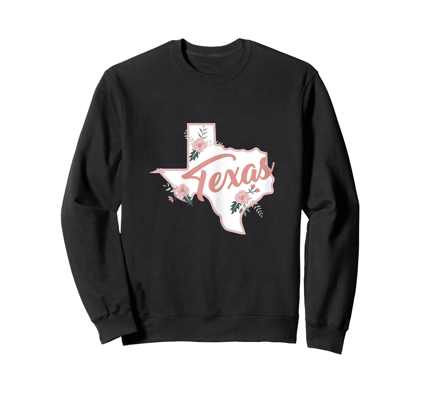 Cute Texas State Floral Rose T-Shirt