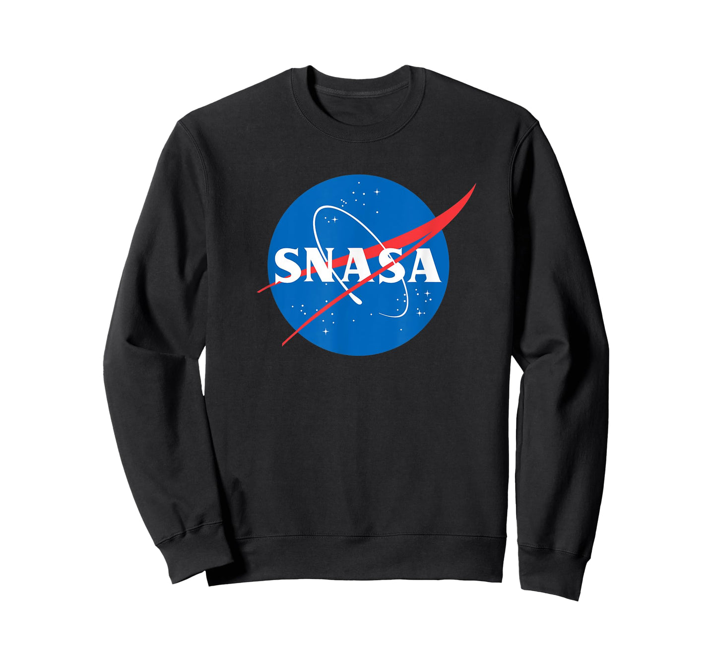 SNASA Meatball Logo Insignia Space Clothing Graphic T-Shirt