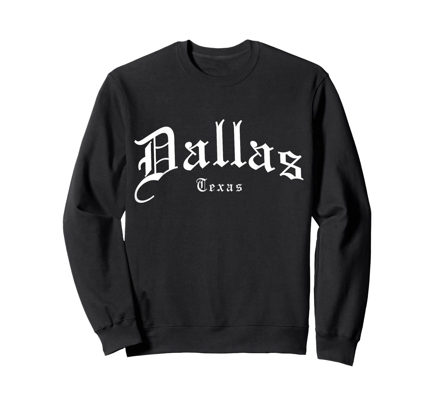Dallas Texas Vintage Old School English Font Pride T-Shirt