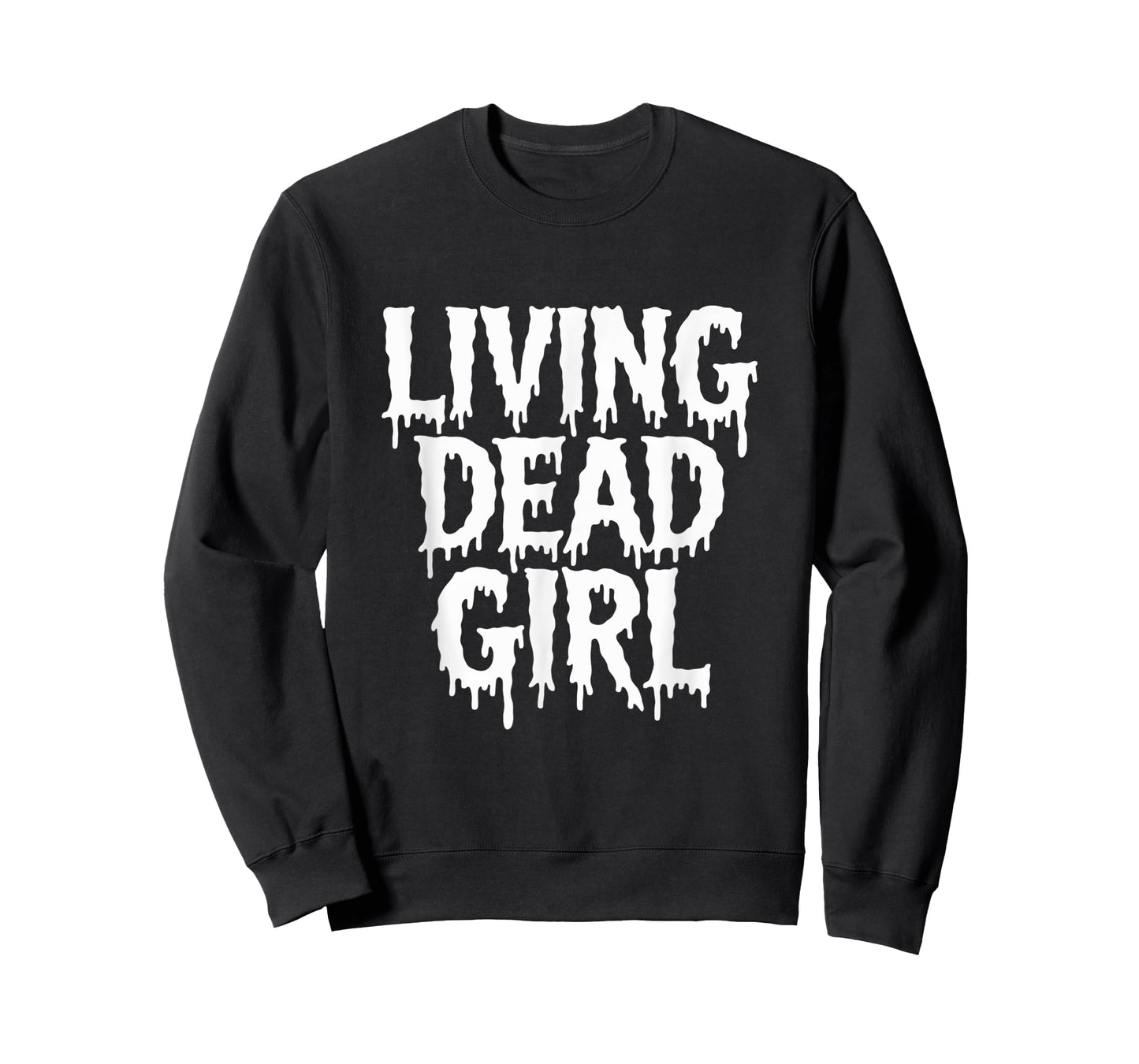 Dripping Blood Zombie Movie Living Dead Girl Halloween T-Shirt