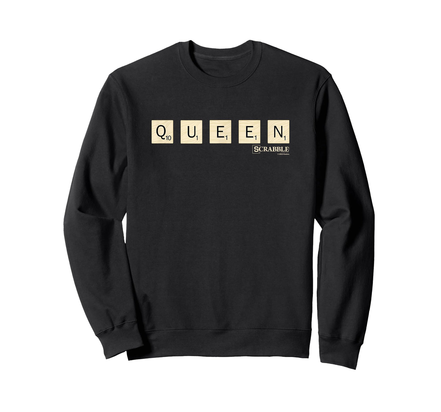 Scrabble Queen Vintage Letter Tiles Logo T-Shirt