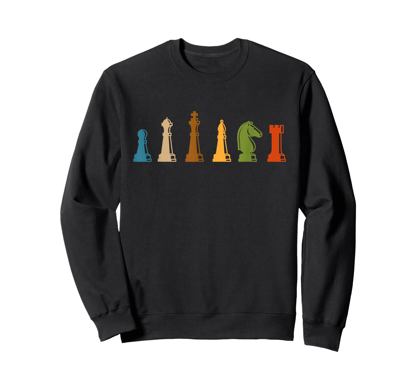 Chess Figure Board Game Brain Sports Nerd Gift Retro Chess T-Shirt