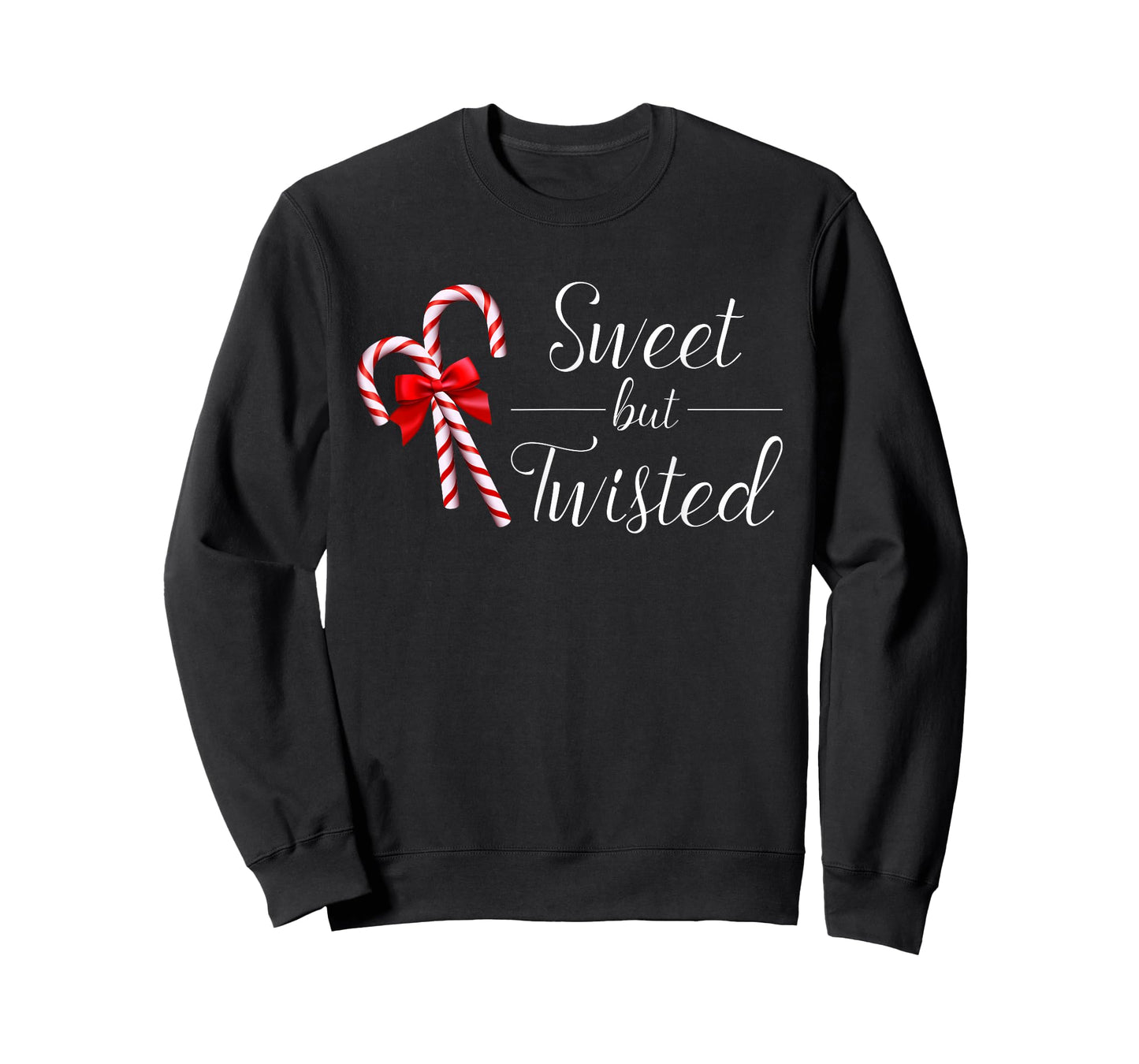 Sweet But Twisted Candy Cane Christmas Xmas T-Shirt
