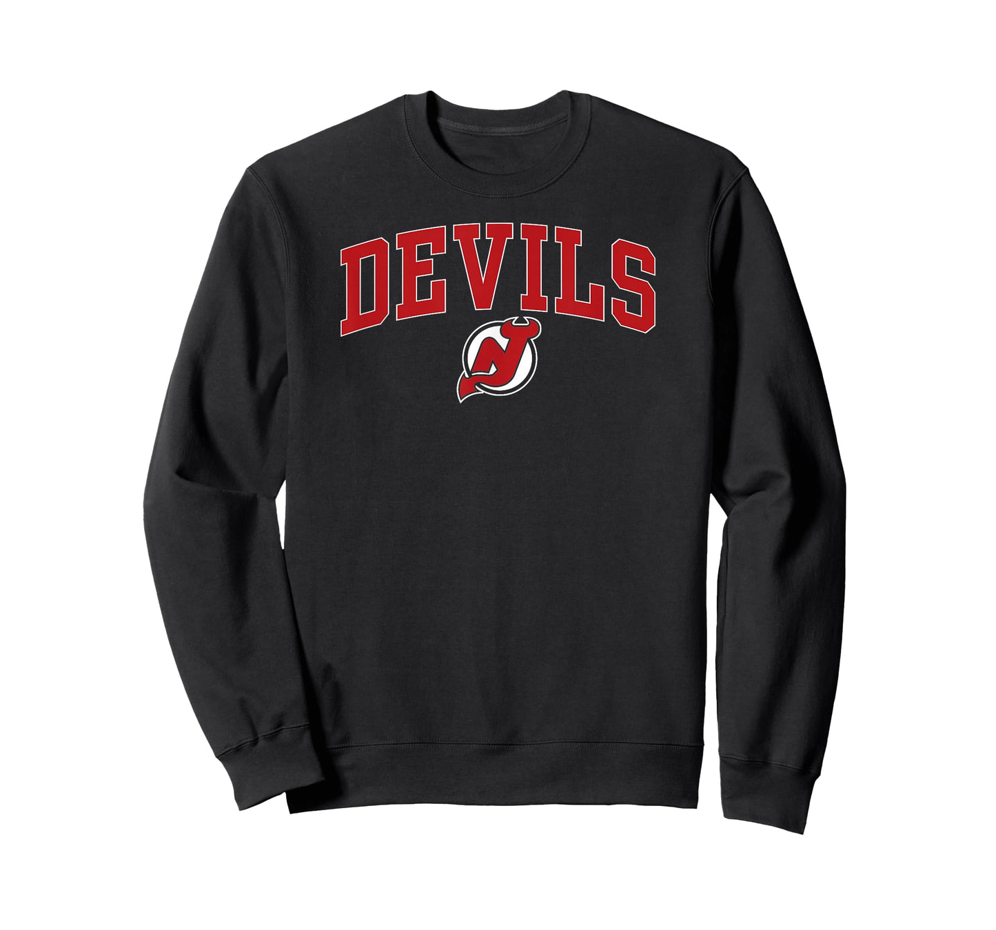 New Jersey Devils Arch Over Black NHL Officially Licensed T-Shirt