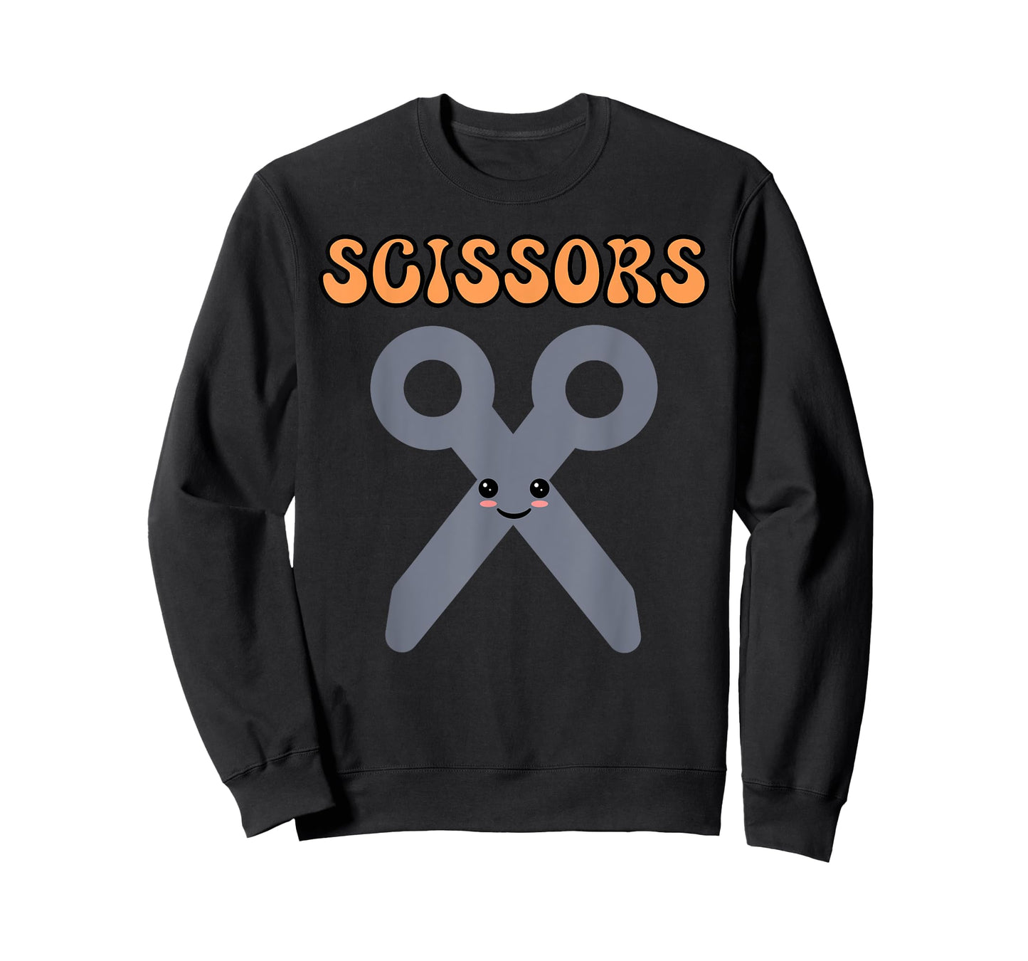 Rock Paper Scissors Halloween Funny Matching Costume Kids T-Shirt