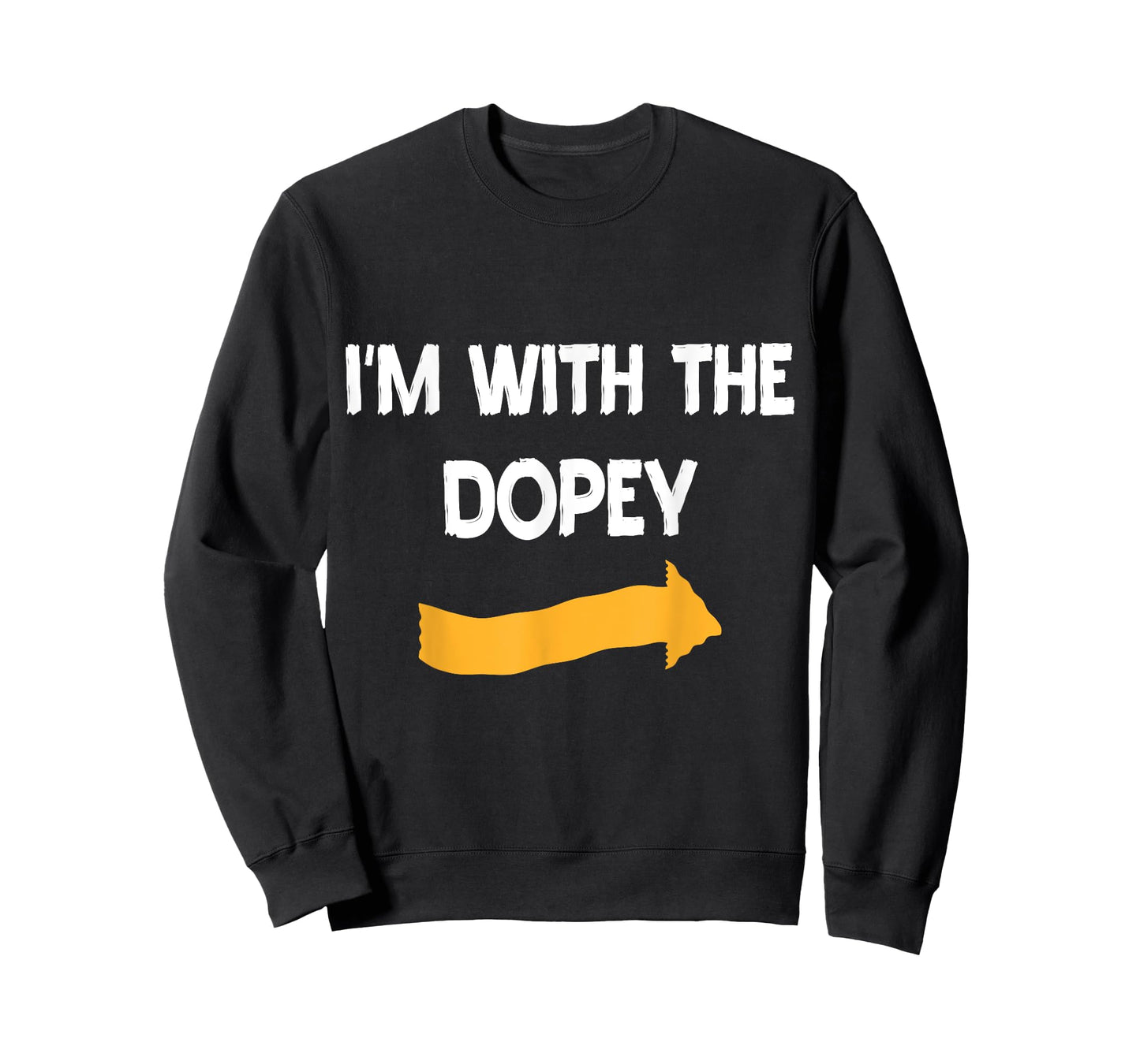 I'm With Dopey Halloween Costume Funny Couples Matching T-Shirt