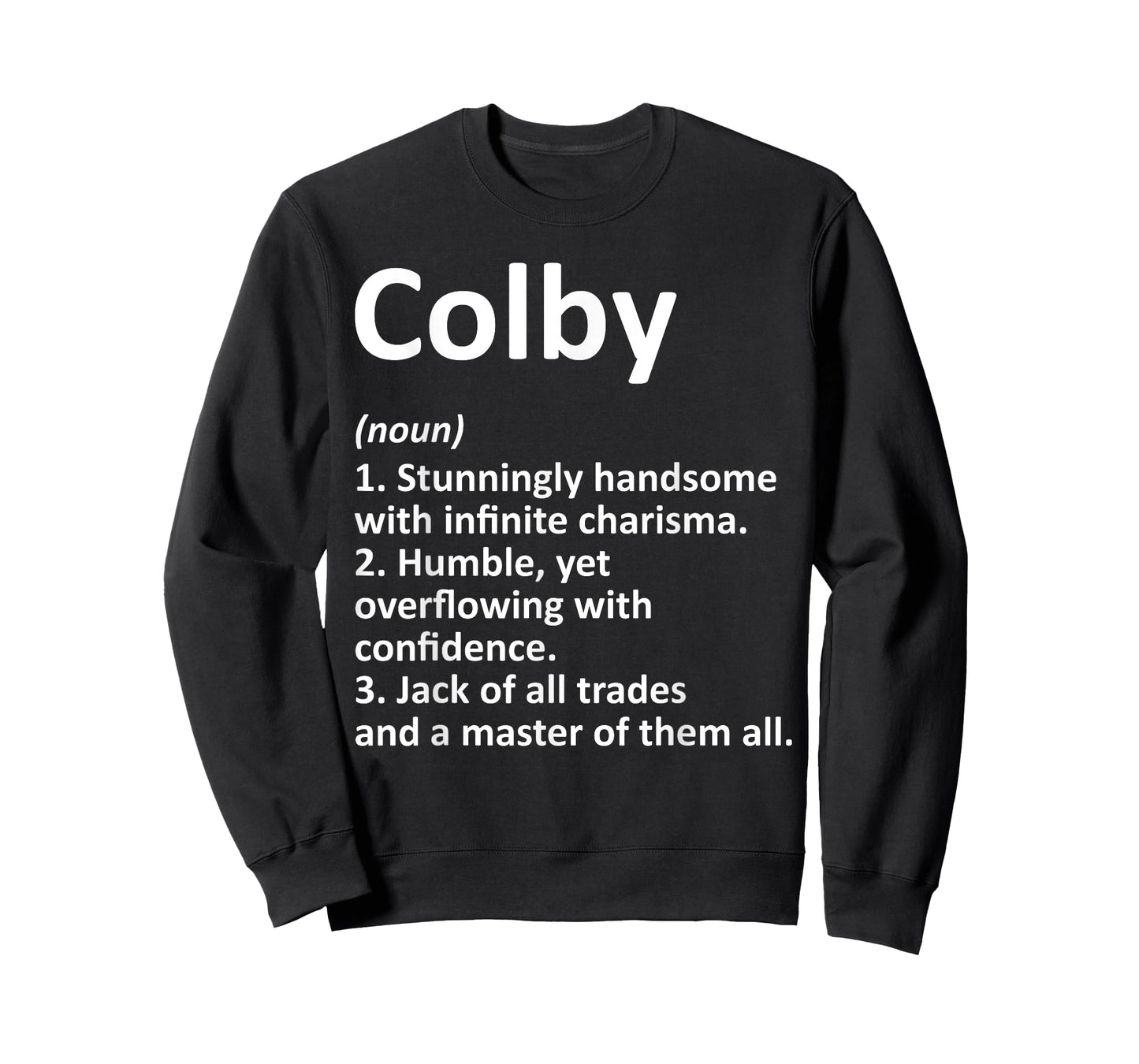 COLBY Definition Personalized Name Funny Birthday Gift Idea T-Shirt
