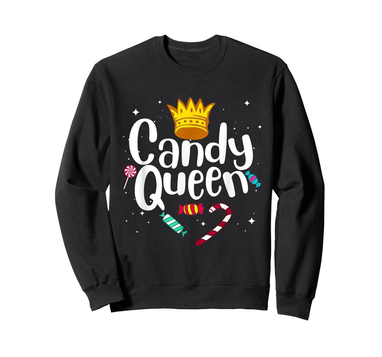 Funny Candy Queen Gift For Lollipop Lover Sweet Tooth Women T-Shirt