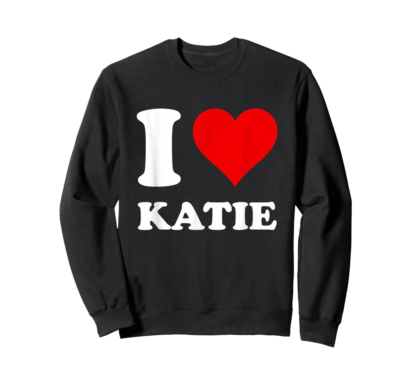 Red Heart I Love Katie T-Shirt