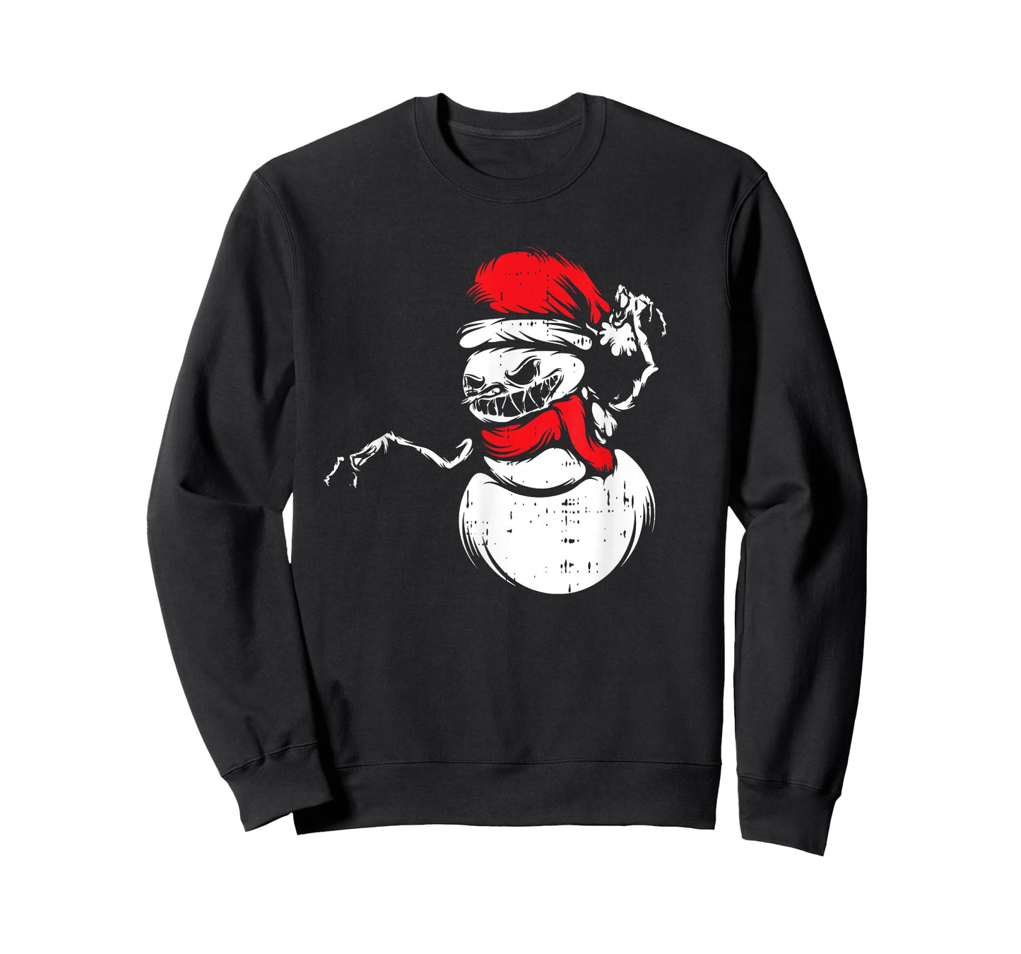 Monster Snowman Santa Hat Christmas Pajama X-Mas Winter T-Shirt