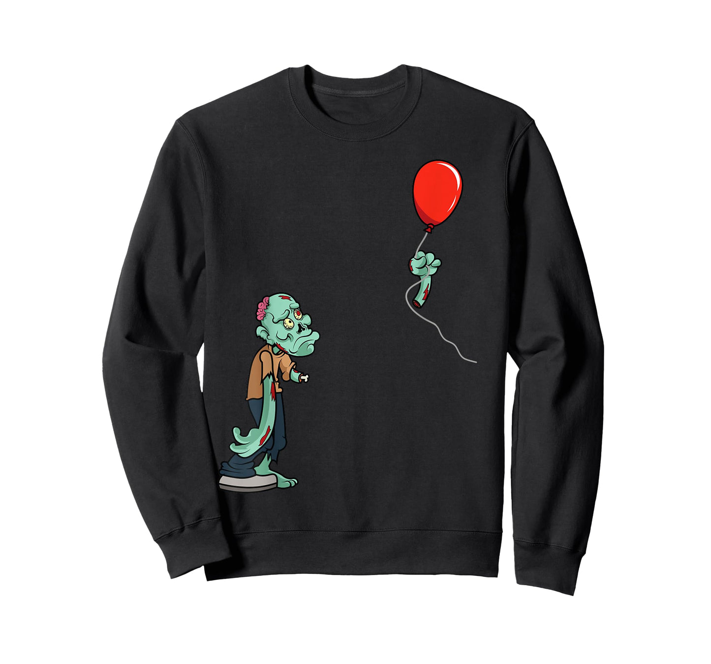 Halloween Funny Zombie Cut Off Arm Balloon Body Part Gift T-Shirt