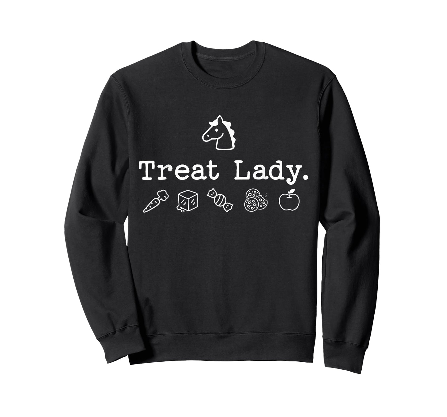 Funny Horse Treat Lady - Horse Mom Equestrian Horse Lover T-Shirt