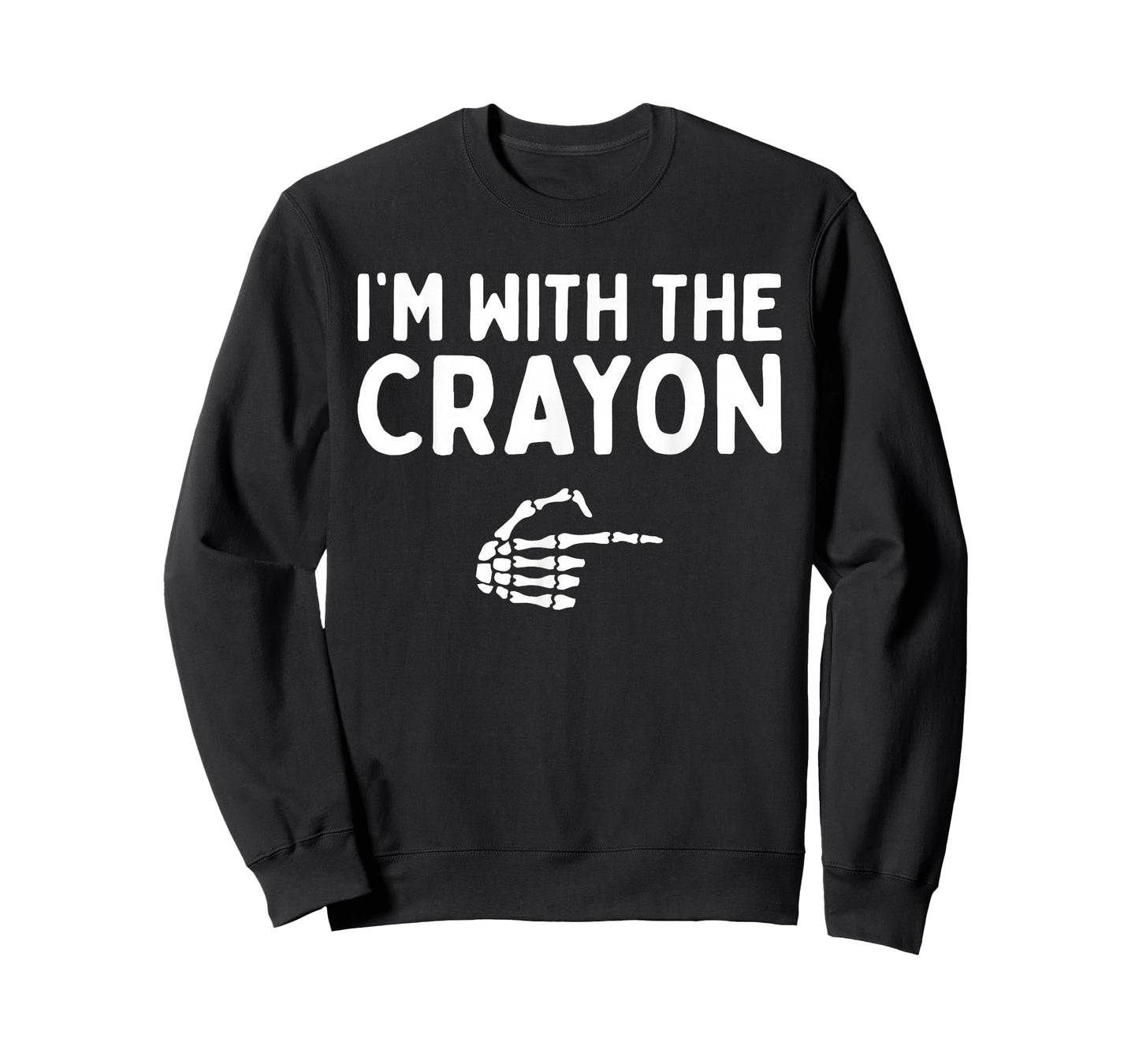 I'm With The Crayon Funny Halloween Costume Matching Couples T-Shirt