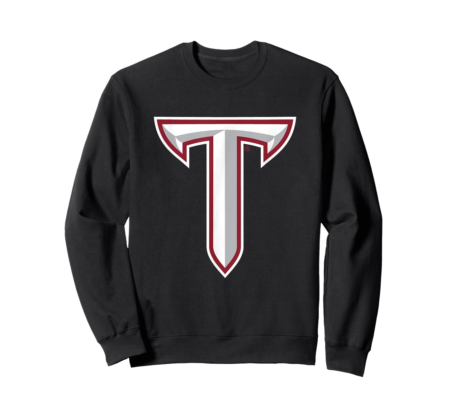 License Champs | Troy University Trojans | Official NCAA Merch | Black T-Shirt