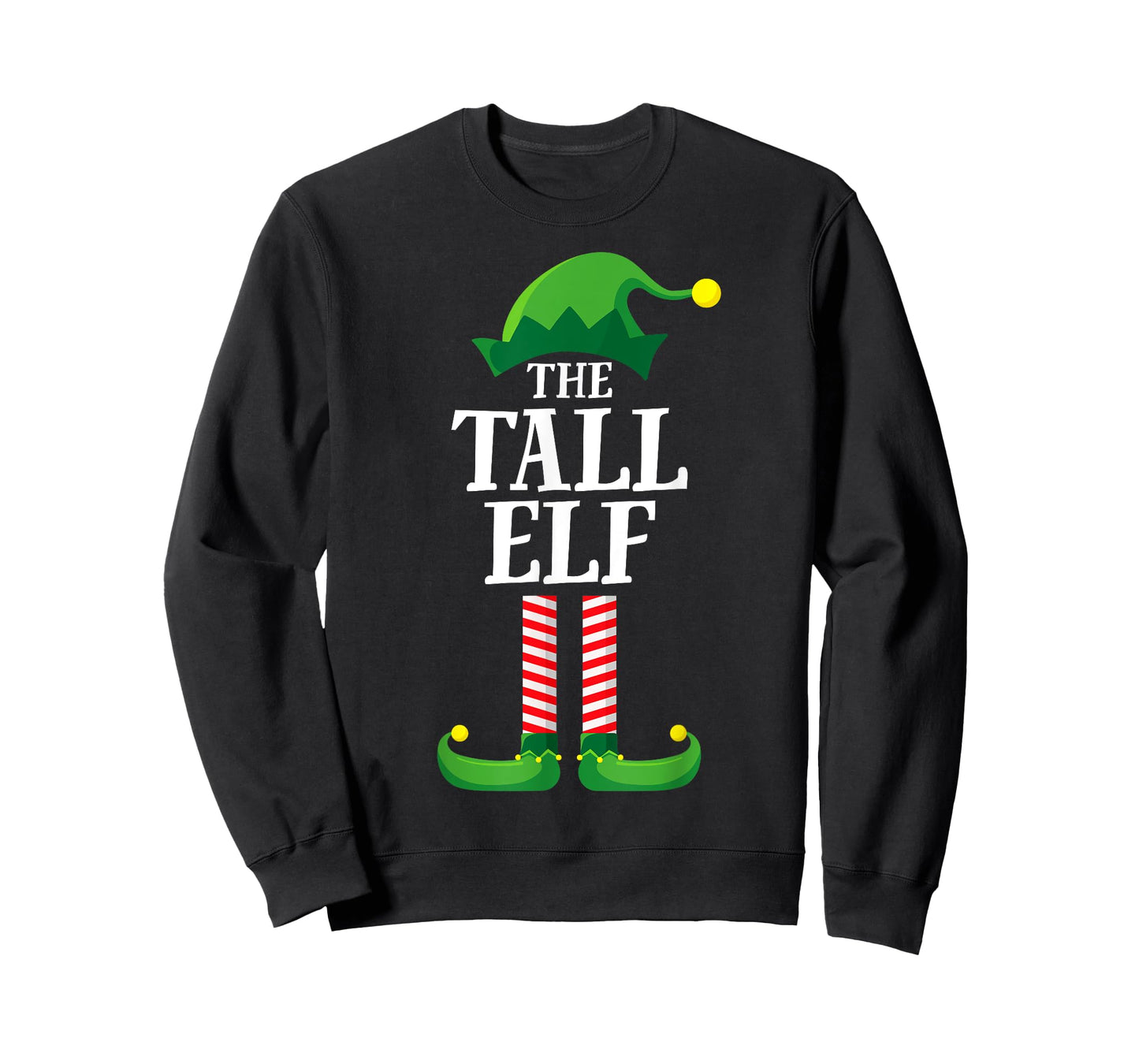 Tall Elf Matching Family Group Christmas Party Short Sleeve T-Shirt