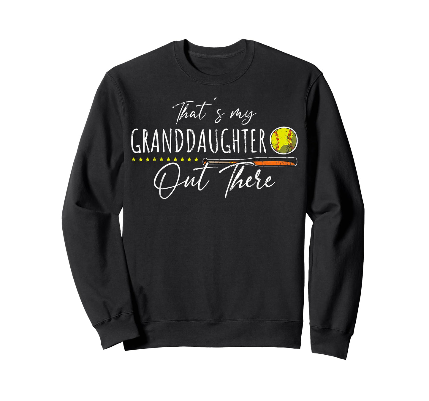 American Sport Softball Player Proud Grandparents Softball T-Shirt