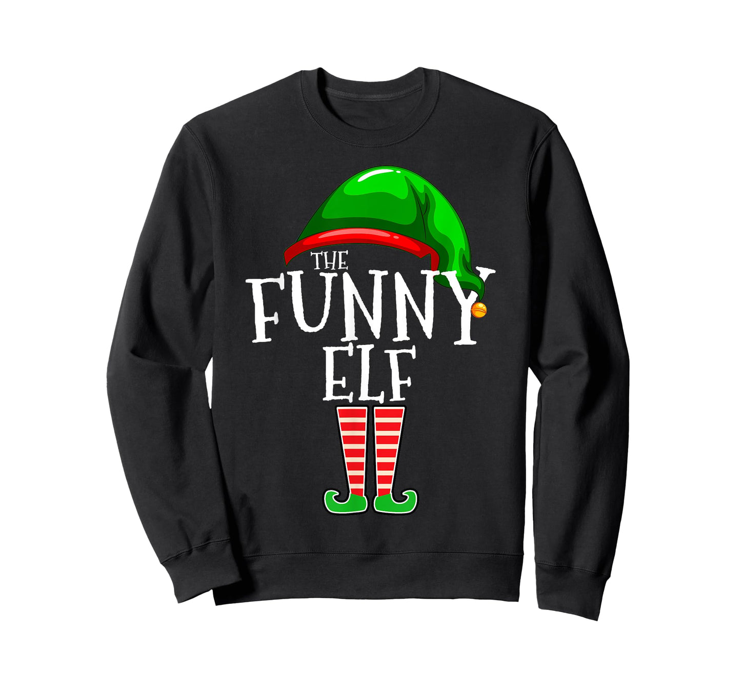 The Funny Elf Group Matching Family Christmas T-Shirt