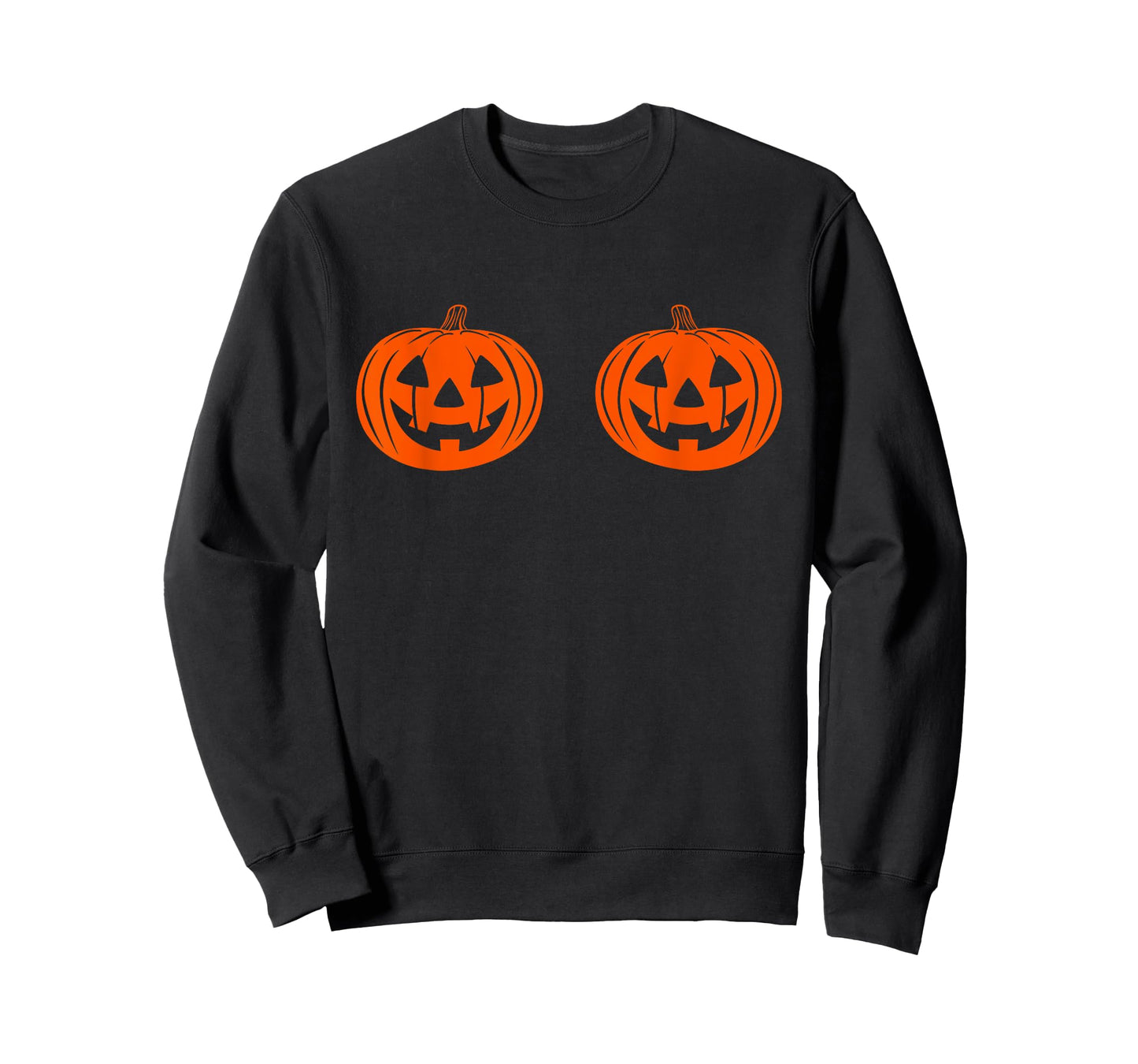 Jack-O-Lantern Boobs Funny Pumpkin Boob Halloween Gift T-Shirt