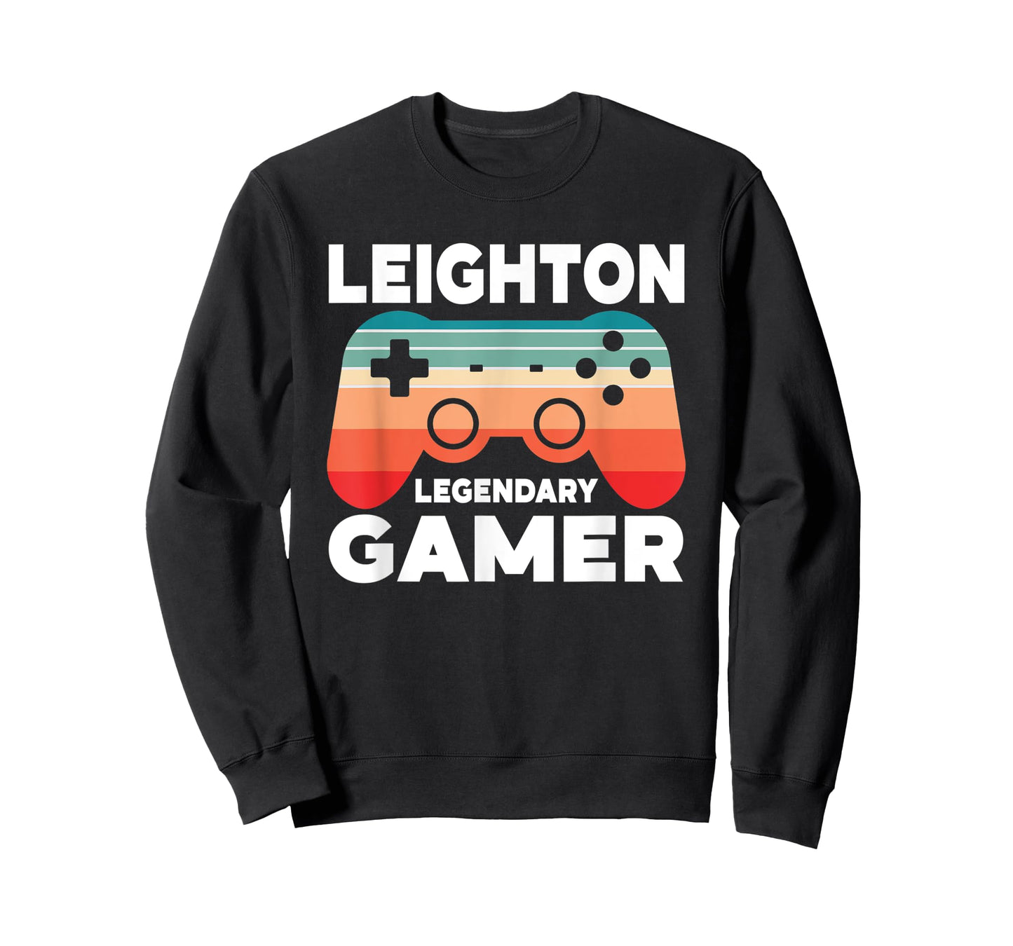 Leighton Legendary Gamer Funny Personalized Leighton Gamer T-Shirt