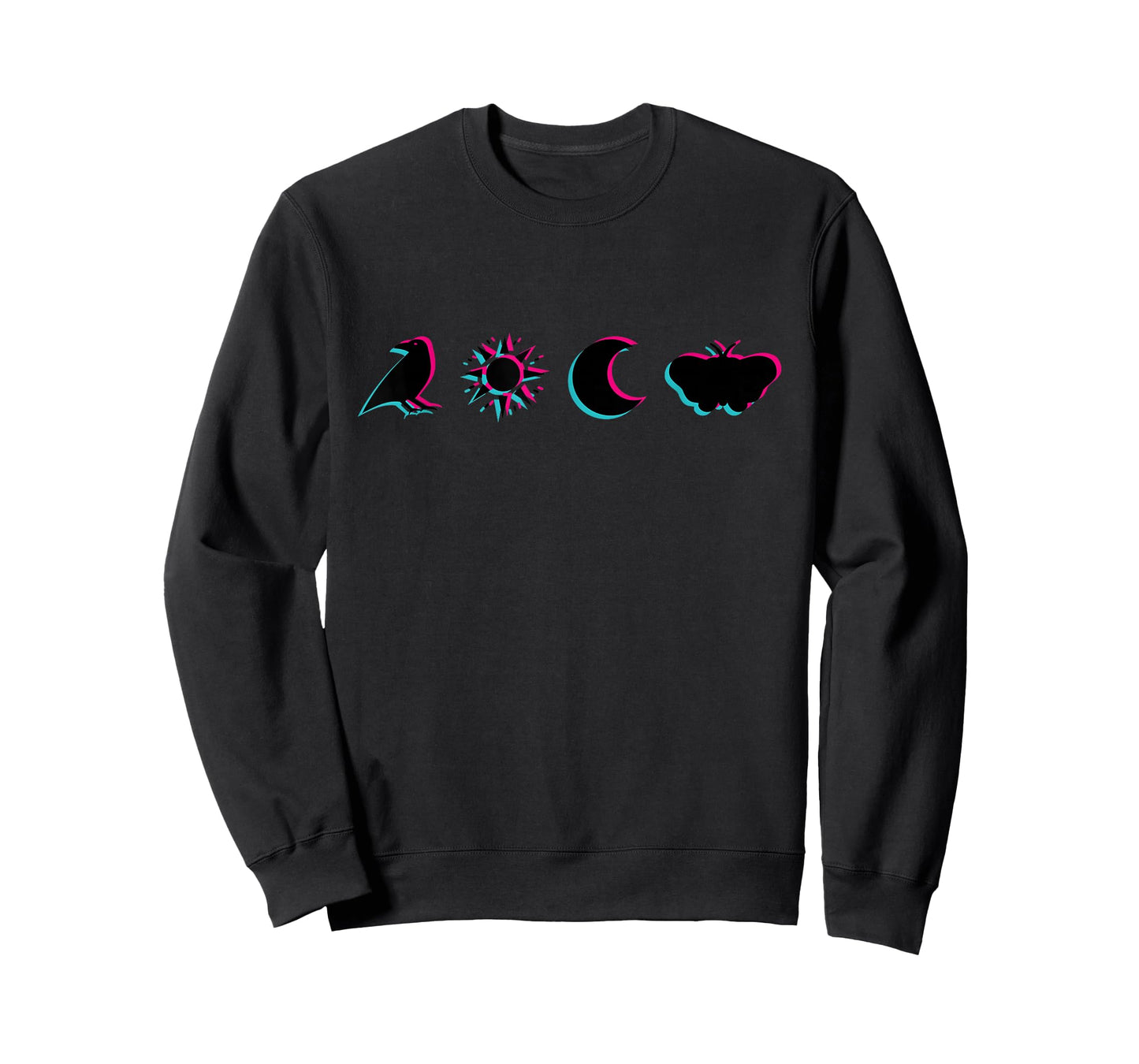 Lost Records: Bloom & Rage - Raven Sun Moon Moth T-Shirt