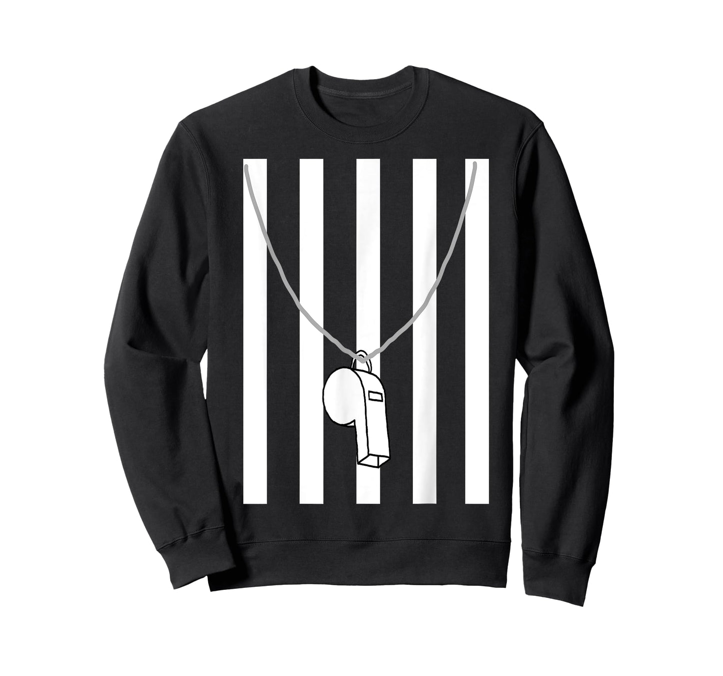 Referee Costume Ref Whistle Refereeing Linesman Umpire T-Shirt