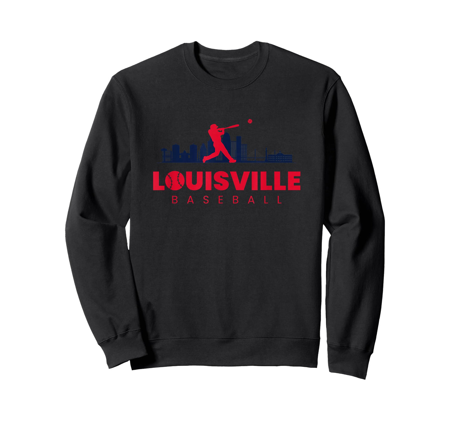 Louisville Baseball Vintage Minimalist Retro Baseball Lover T-Shirt